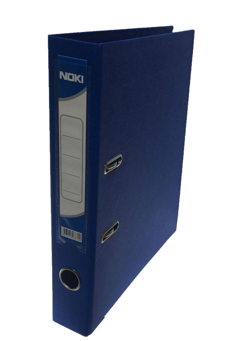 Biblioraft Plastifiat Int-Ext 5cm Albastru Noki