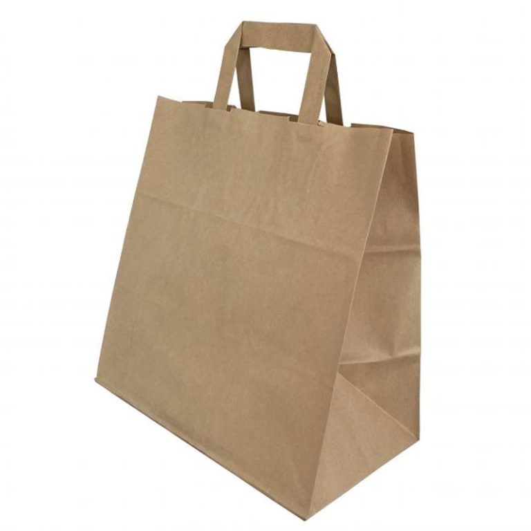 Punga Hartie Snack Food 26 X17 X 25cm Maro/Maro Papiroti