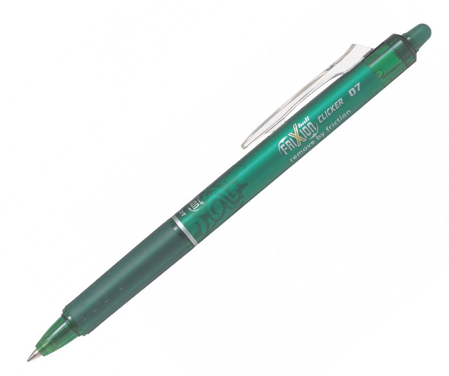 Roller 0.7mm Verde Frixion Clicker Pilot