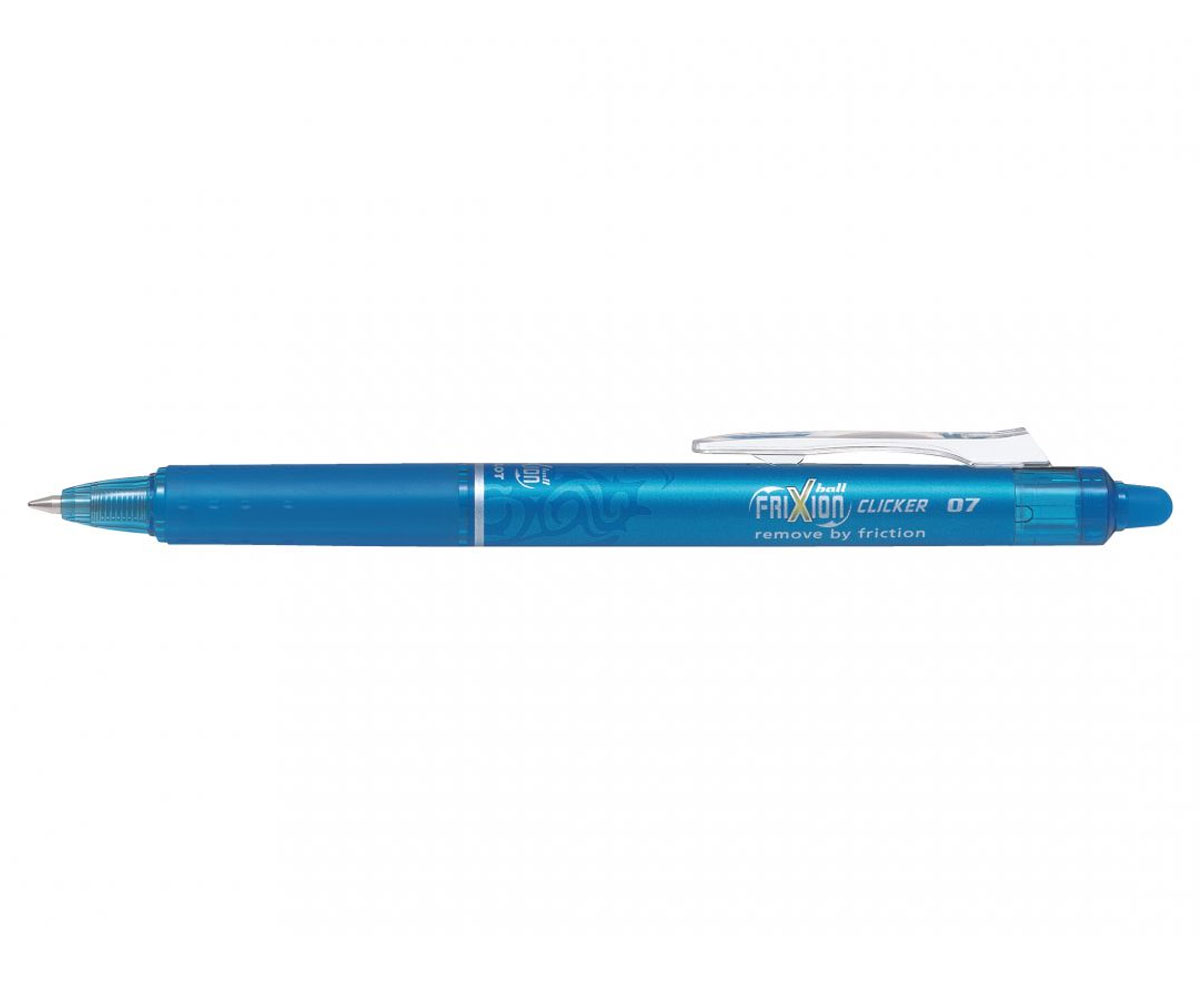 Roller 0.7mm Albastru Deschis Clicker Frixion Pilot