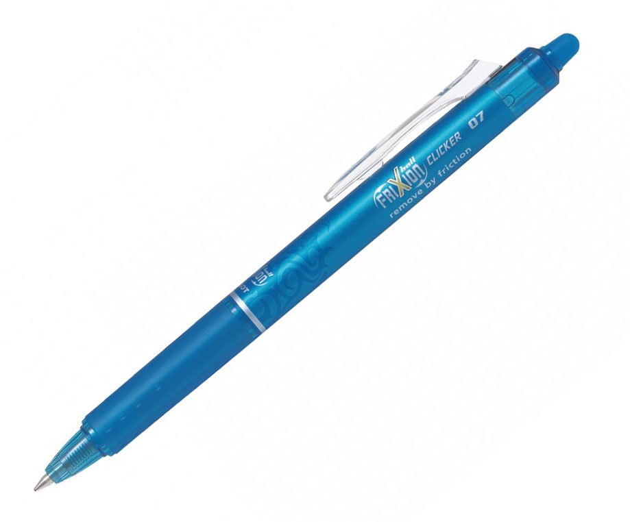 Roller 0.7mm Albastru Deschis Clicker Frixion Pilot