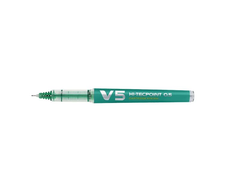 Roller 0.5mm V5 Verde Hi-Tecpoint Pilot