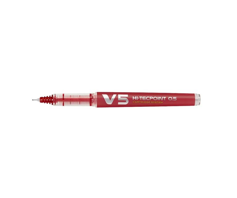 Roller 0.5mm V5 Rosu Hi-Tecpoint Pilot