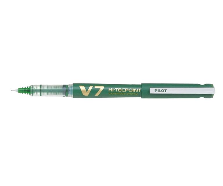 Roller 0.7mm V7 Verde Hi-Tecpoint Pilot