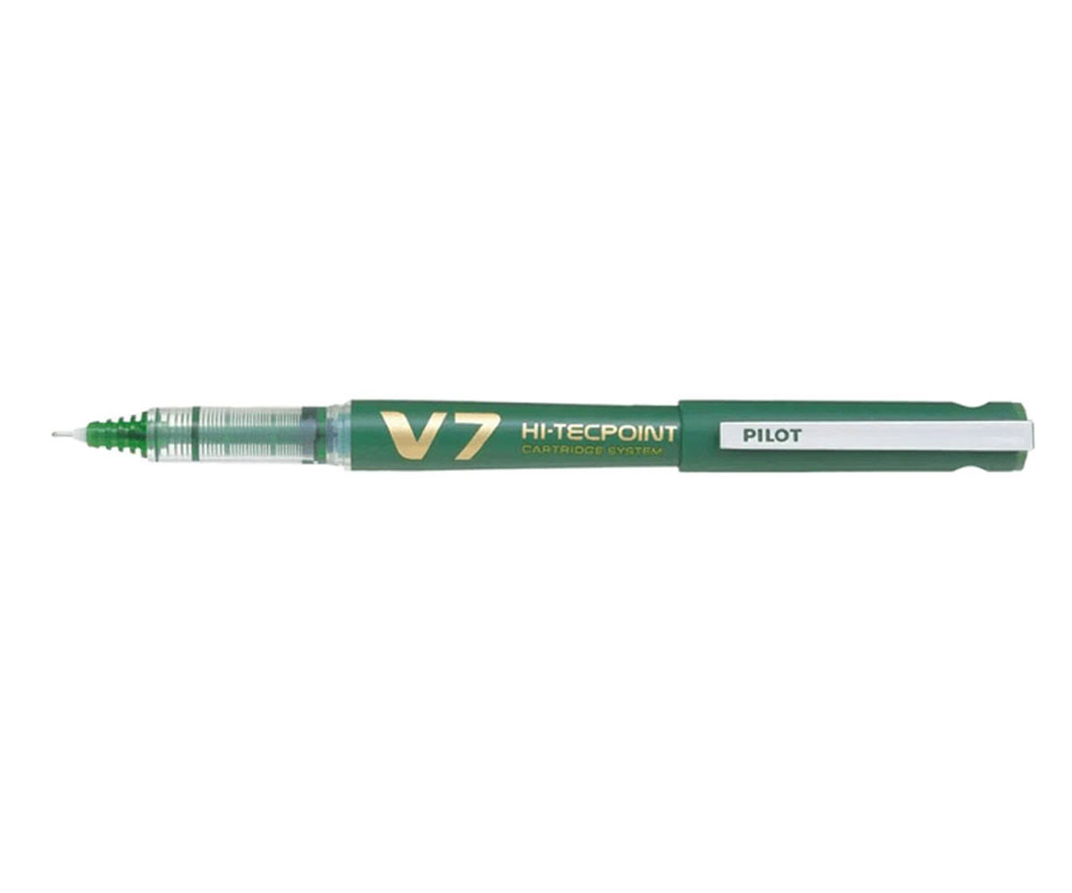 Roller 0.7mm V7 Verde Hi-Tecpoint Pilot