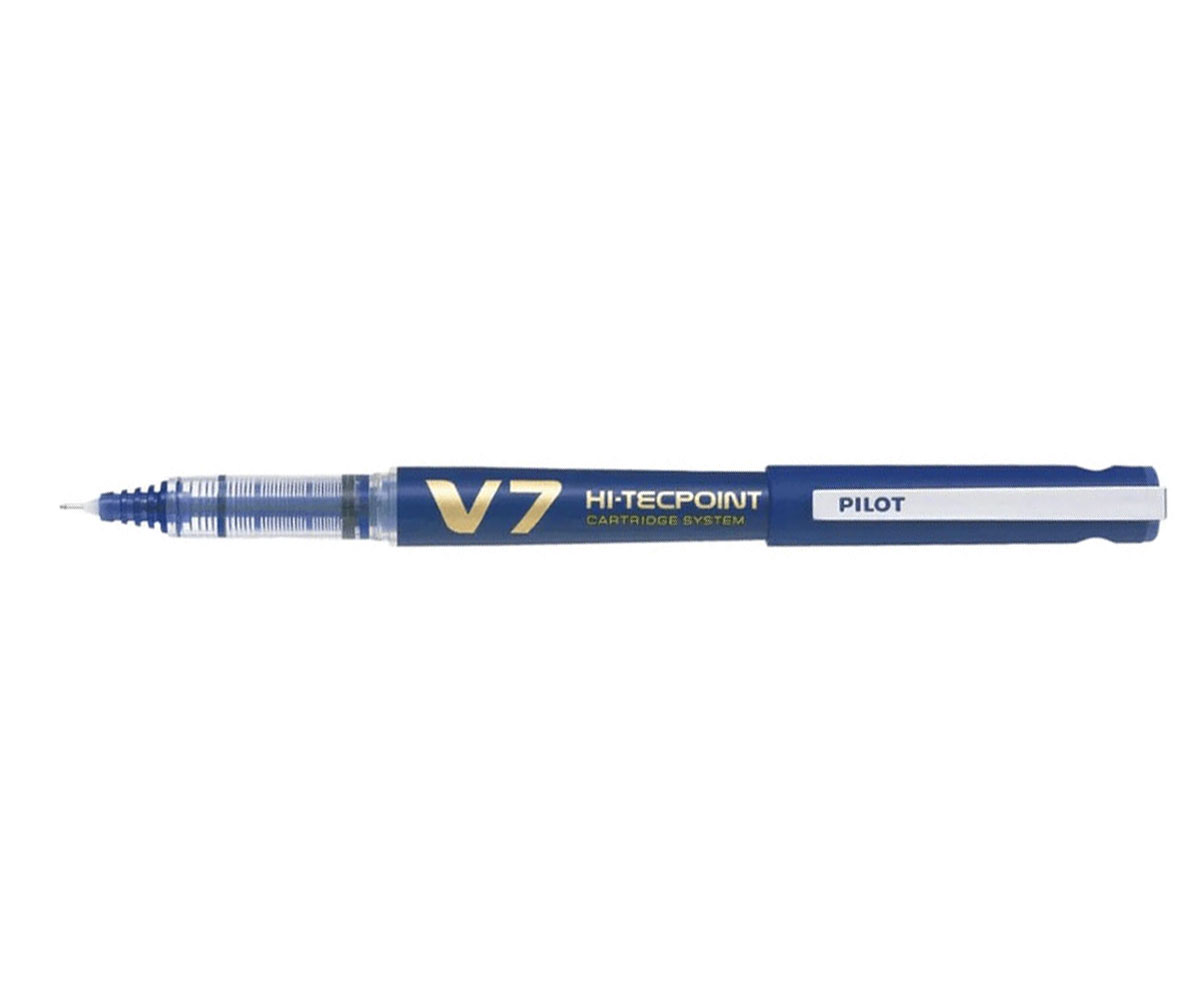 Roller 0.7mm V7 Albastru Hi-Tecpoint Pilot
