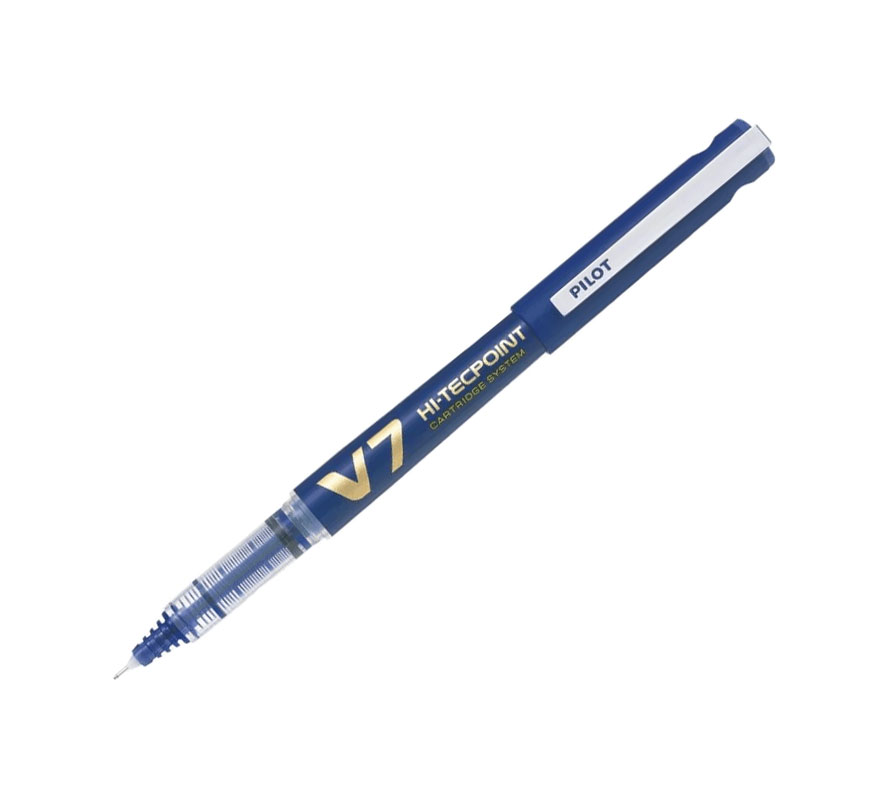 Roller 0.7mm V7 Albastru Hi-Tecpoint Pilot