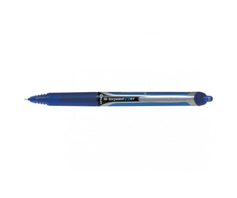 Roller 0.7mm V7 Albastru Hi-Tecpoint Retractabil Pilot