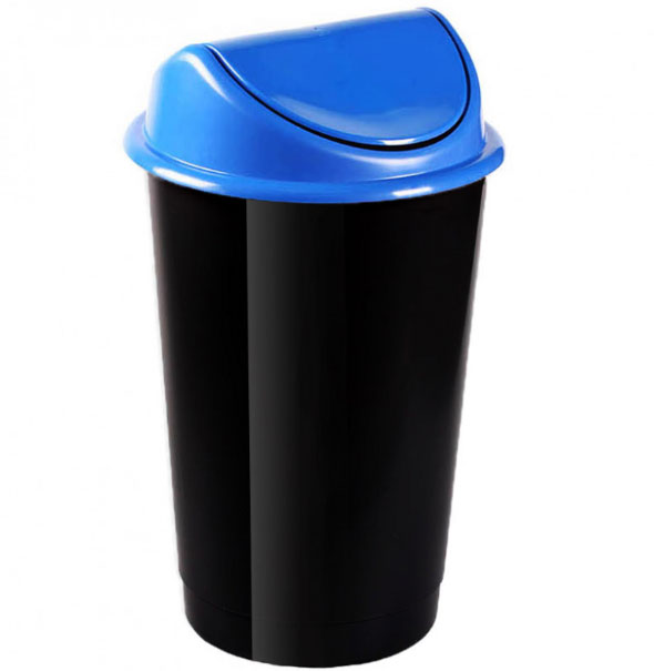 Cos Gunoi Capac Batant 60L (Rosu, Albastru, Galben, Verde)