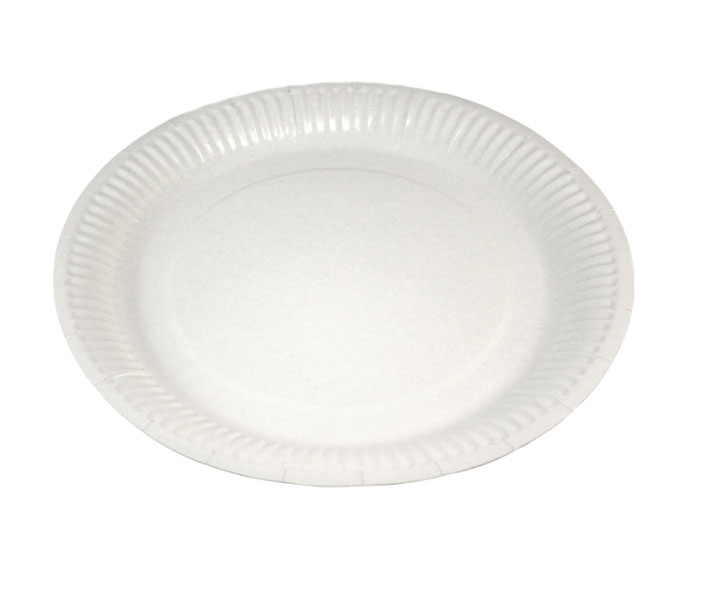Farfurii Carton Albe 23cm 50/Set