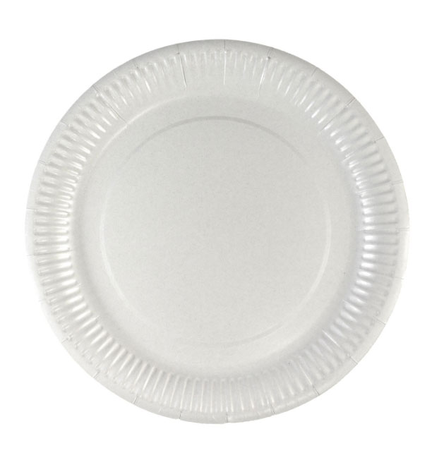 Farfurii Carton Albe 23cm 50/Set
