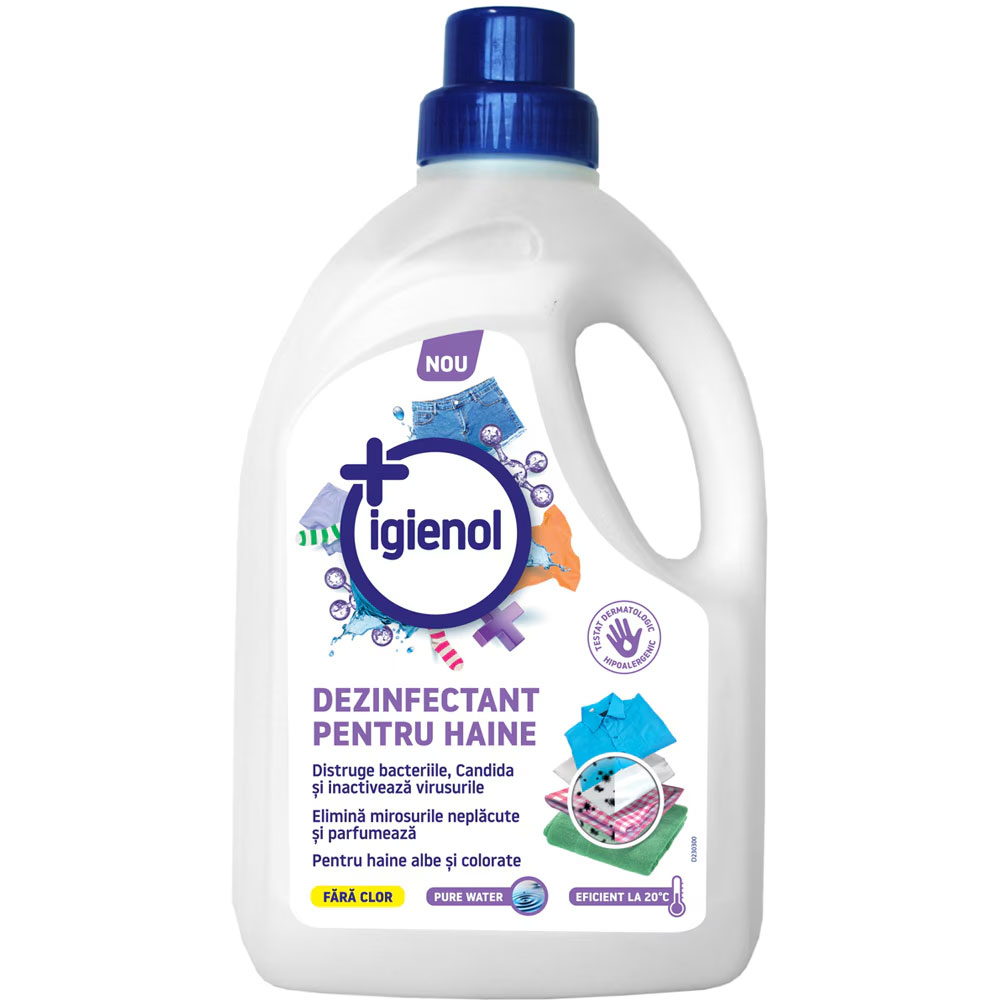 Dezinfectant Haine Albe Si Colorate Fara Clor Igienol 1.5L