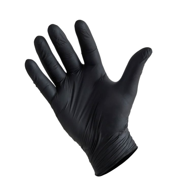 Manusi Nitril Fara Pudra Negre 100/Set S