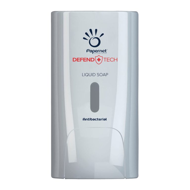 Dozator Sapun Lichid Antibacterian Abs Alb 1.2L Cu Senzor Papernet