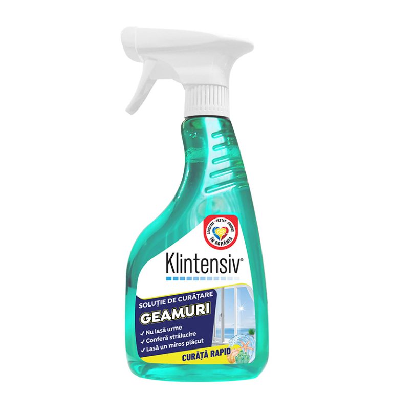 Detergent Geam Cu Pulverizator 500ml Klintensiv