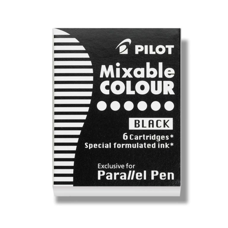Cartuse Cerneala 6/Set Parallel Pen Neagra Pilot