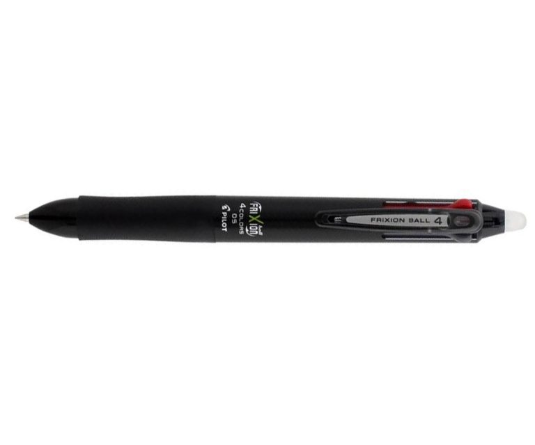 Roller Cu Mecanism 4 Culori 0.5mm Negru Frixion Pilot