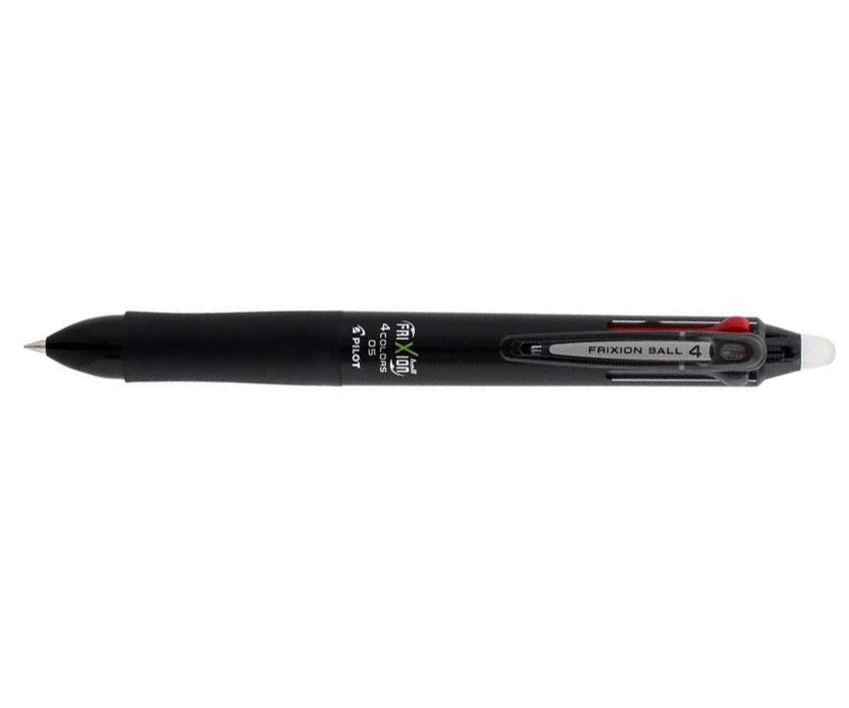 Roller Cu Mecanism 4 Culori 0.5mm Negru Frixion Pilot