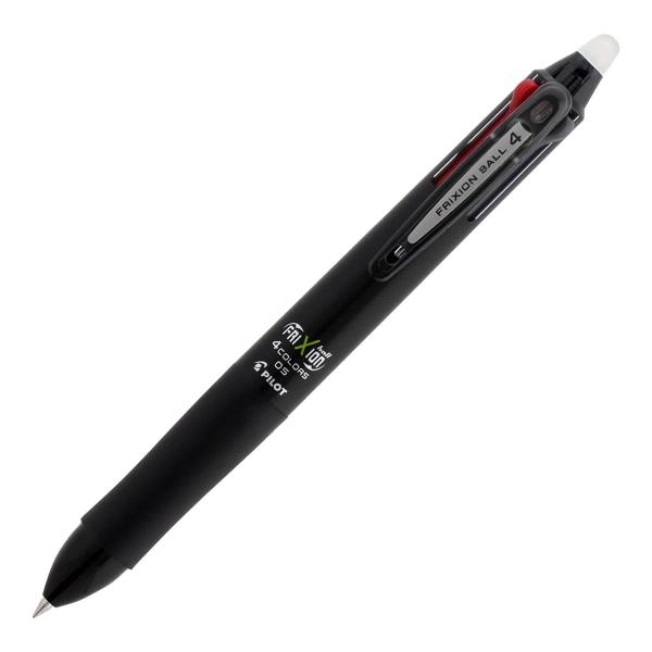 Roller Cu Mecanism 4 Culori 0.5mm Negru Frixion Pilot