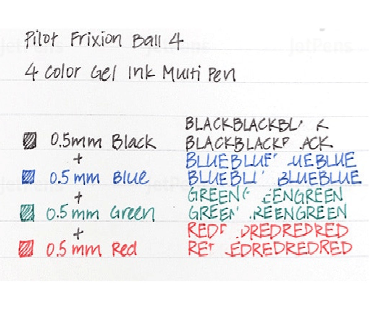 Roller Cu Mecanism 4 Culori 0.5mm Alb Frixion Pilot