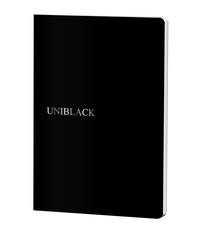 Caiet A4 60 File Dictando Coperta Pp Neagra Uniblack Pigna