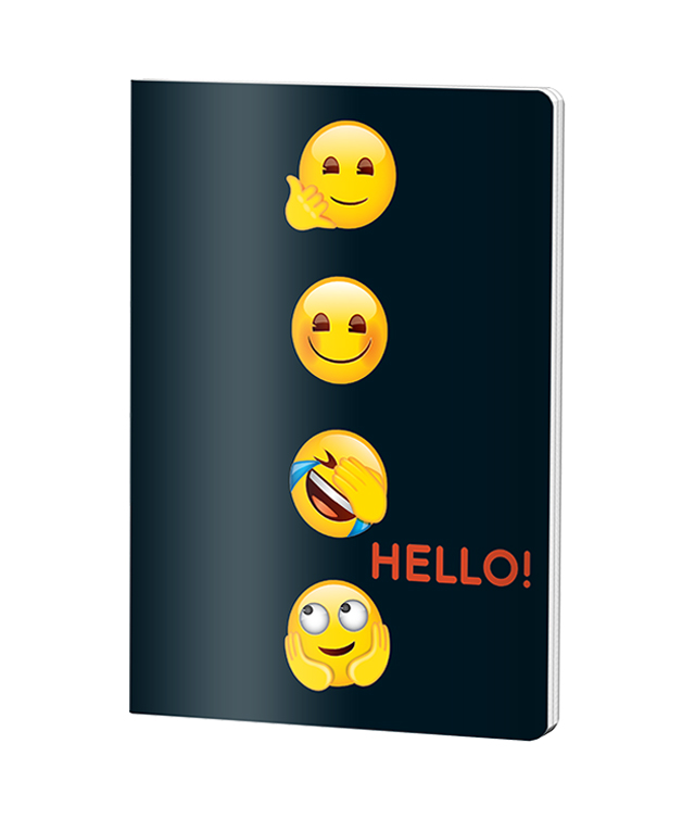 Caiet A5 48 File Dictando Emoji Pigna
