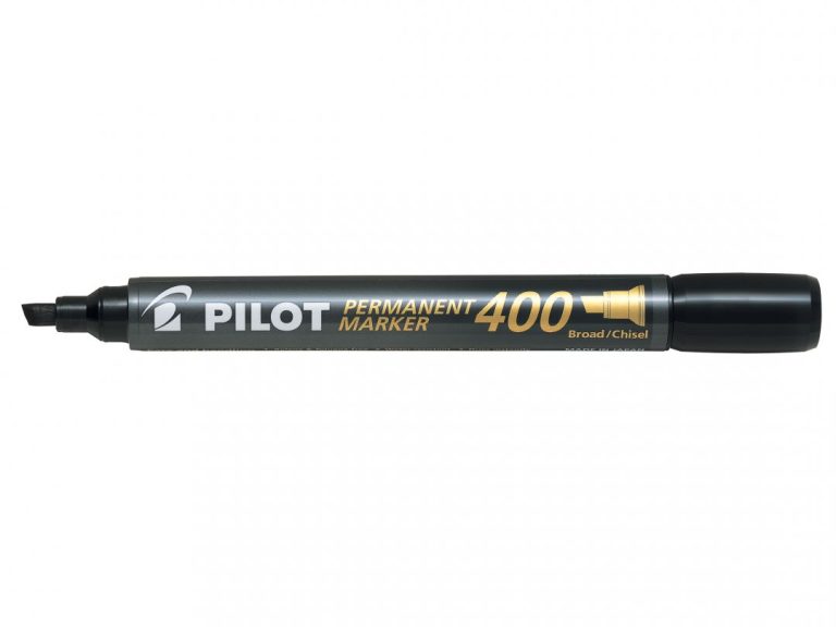 Marker Permanent Negru Varf Tesit 4mm P400 Pilot
