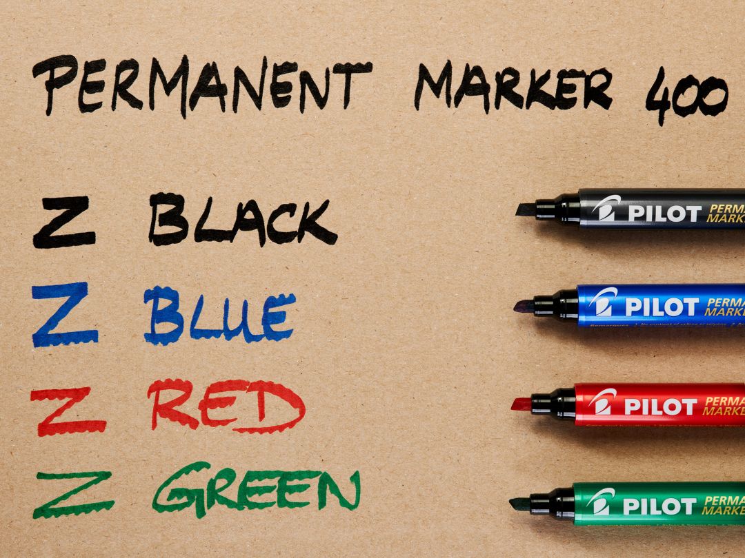 Marker Permanent Verde Varf Tesit 4mm P400 Pilot