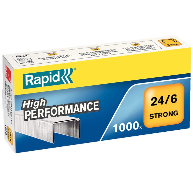 Capse 24/6 30 Coli 1000/Cut Strong Rapid