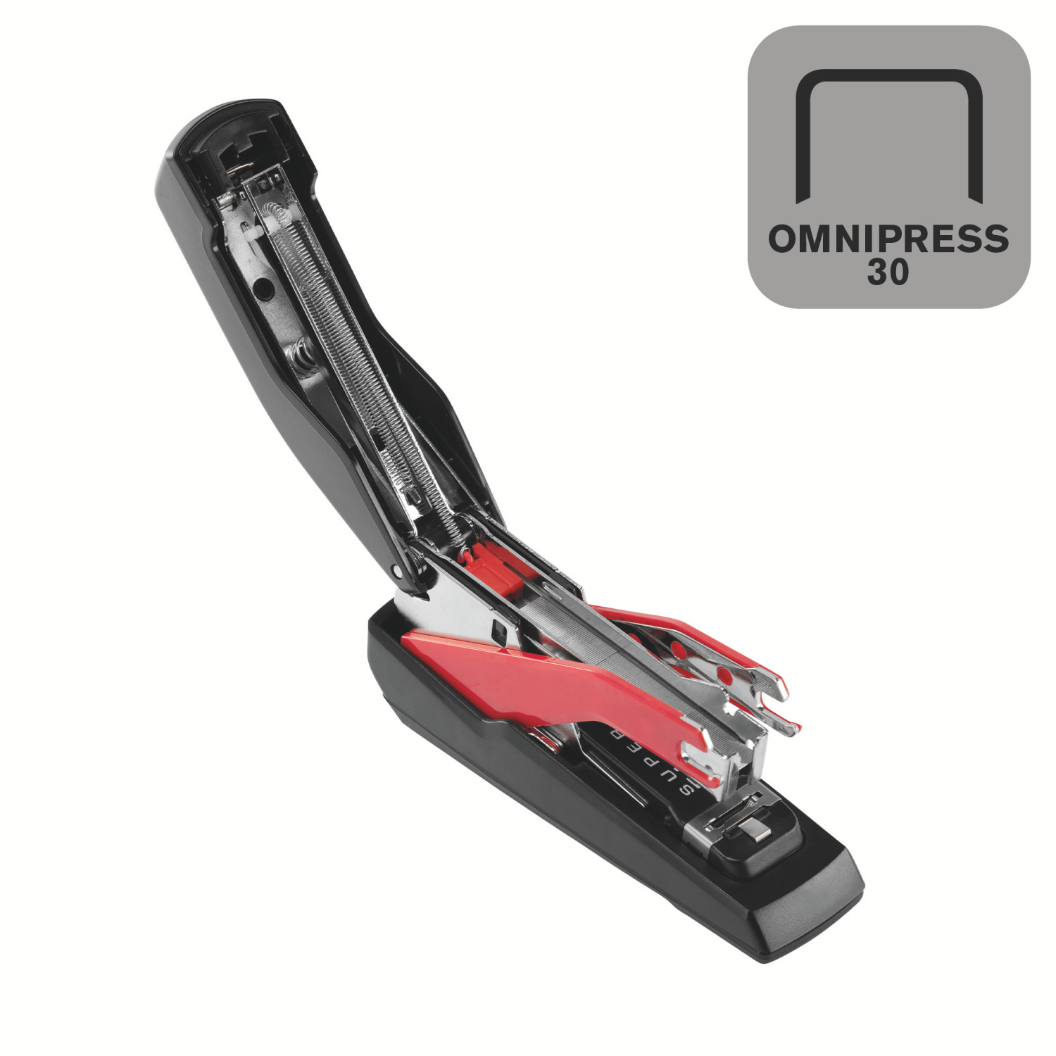 Capsator 30 Coli Capse Omnipress Supreme So30 Negru/Rosu Rapid