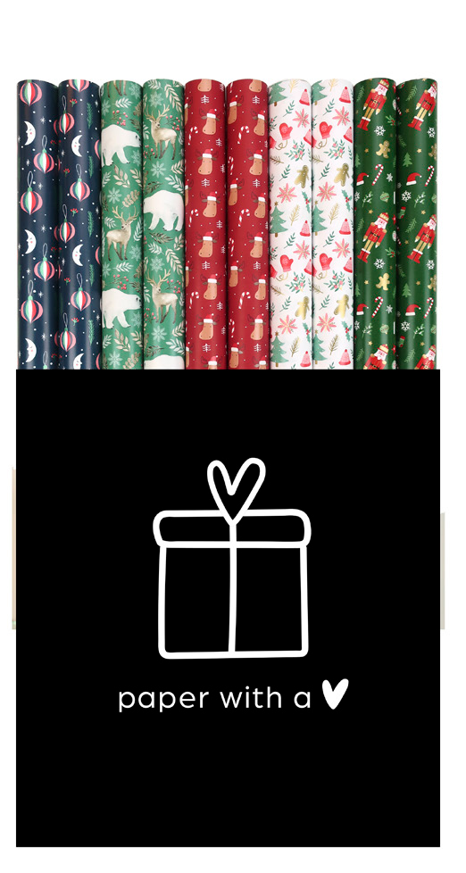 Hartie Ambalaj Rola 70cm X 2M Magical Winter Rotolux