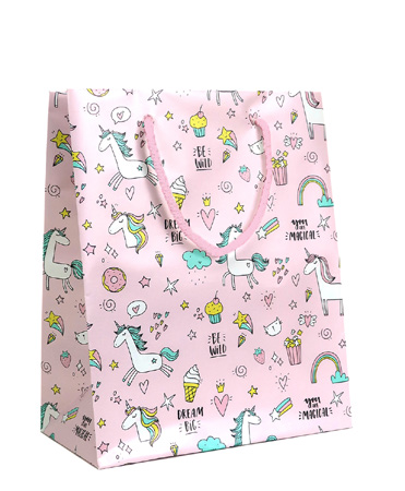 Pungi Cadou Dream Big Unicorn L 240 X 100 X 335mm Rotolux