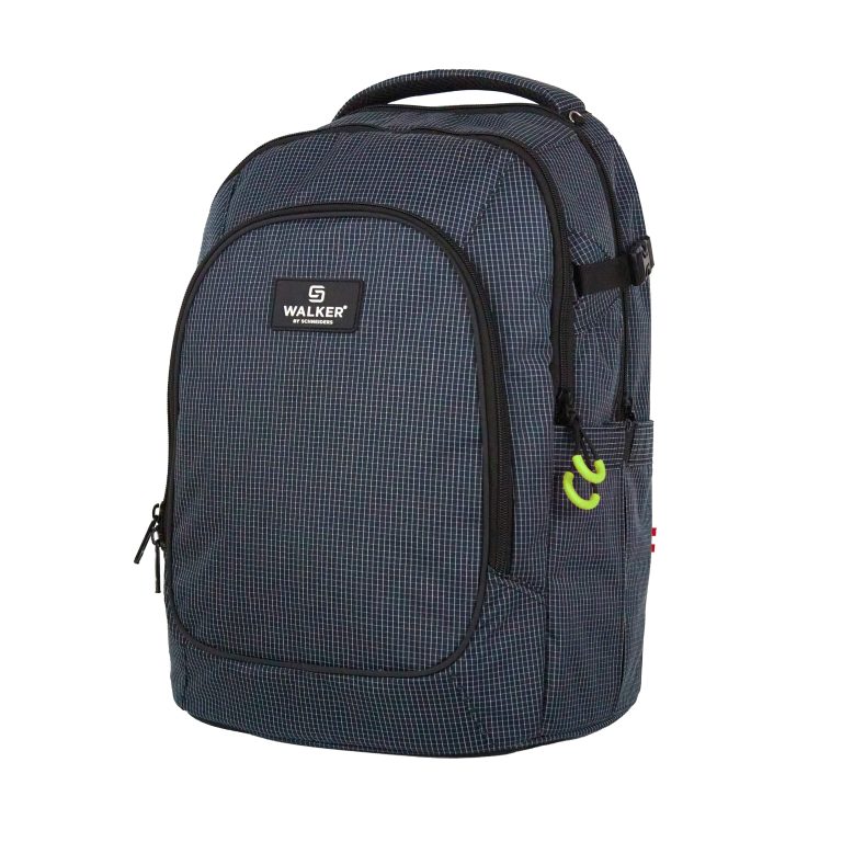 Rucsac Campus Evo Gri Negru Grid Walker