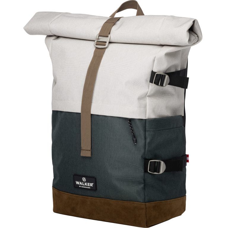 Rucsac Rollup Bicolor Crem Popcorn-Verde Walker