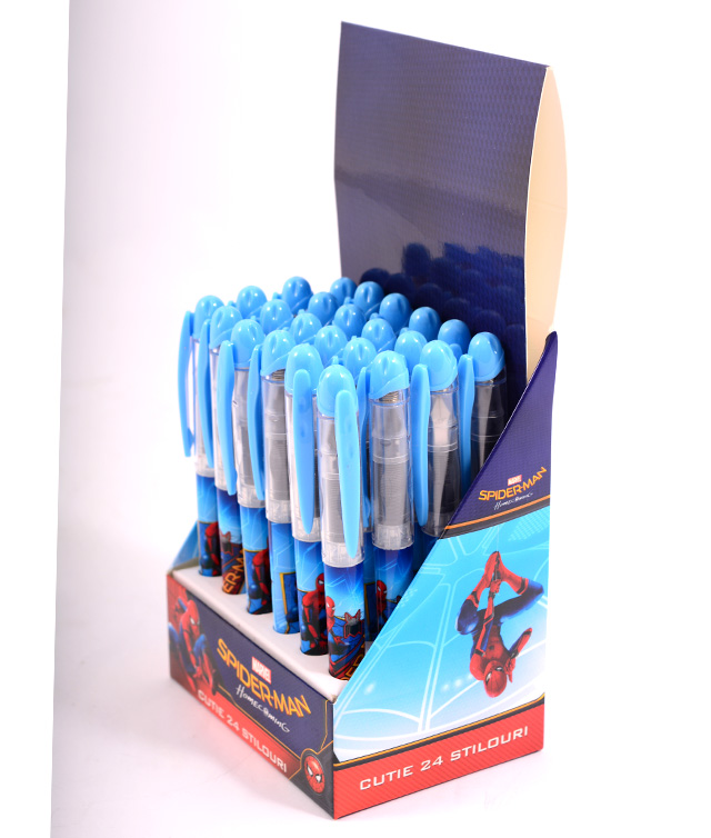 Stilou Spiderman 24/Set Pigna