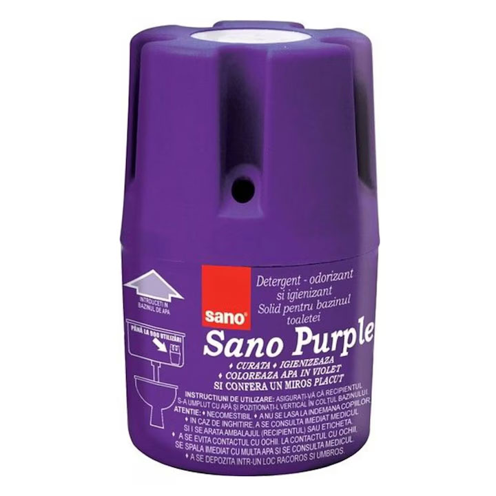 Odorizant Toaleta Bazin 150g Sano Purple