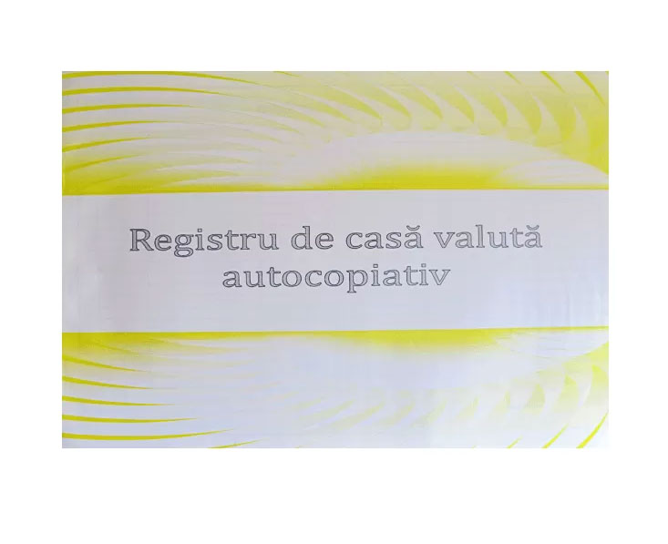 Registru Casa Valuta Autocopiativ