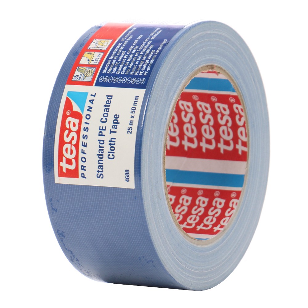Banda Adeziva Textila Albastra 25M*50mm Tesa