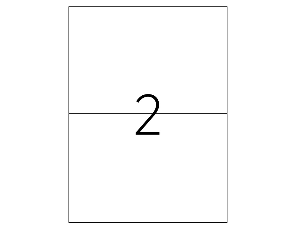 Etichete 2/A4 210*148.5mm Colturi Drepte 100/Top Tanex