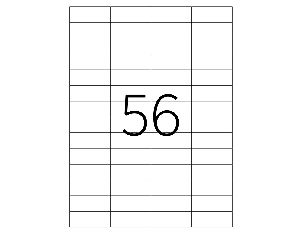 Etichete 56/A4 52.5*21.2mm Colturi Drepte 100/Top Tanex