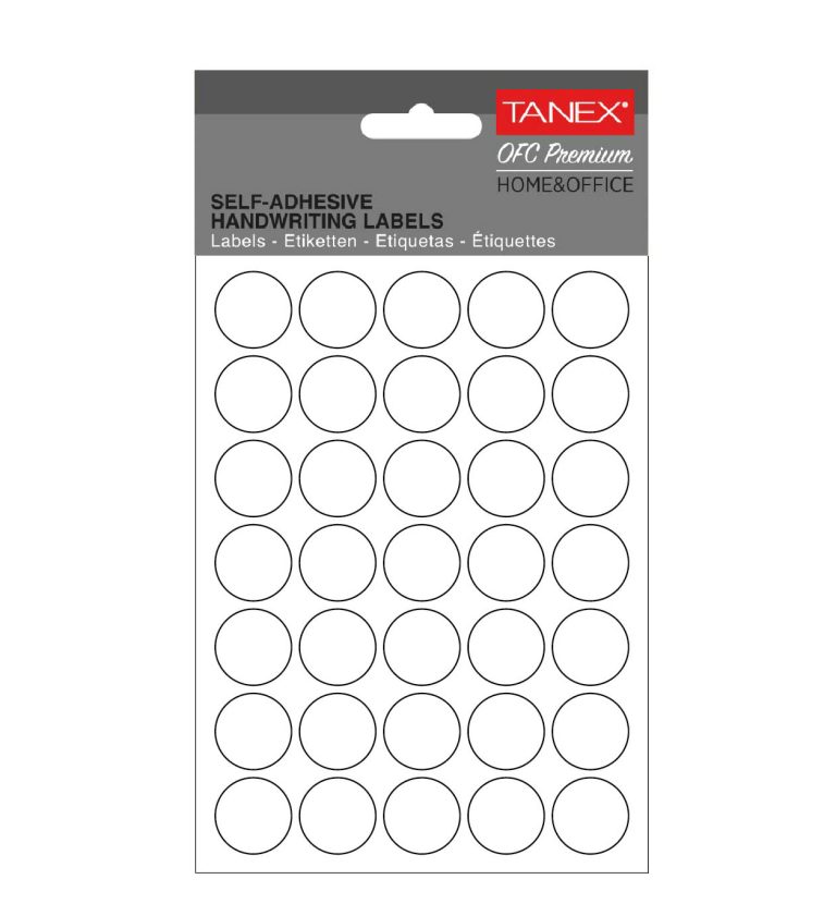 Etichete Rotunde 19mm Albe 350/Tipla Tanex