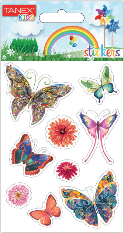 Sticker Fluturi 2/Set Tanex