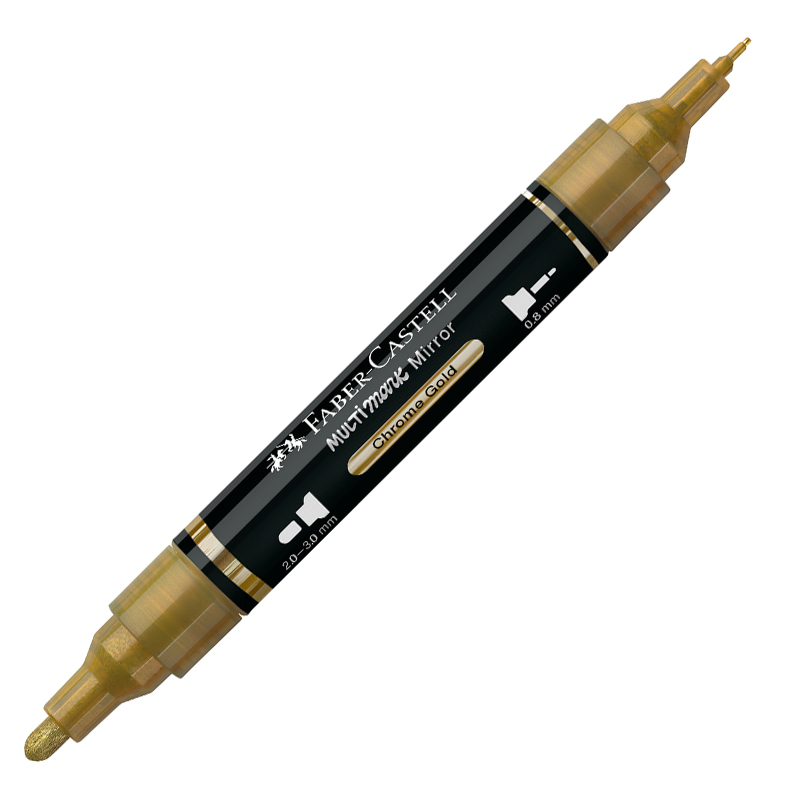 Marker Acrilic Multimark Cul. 550 Auriu Efect Oglinda Faber-Castell