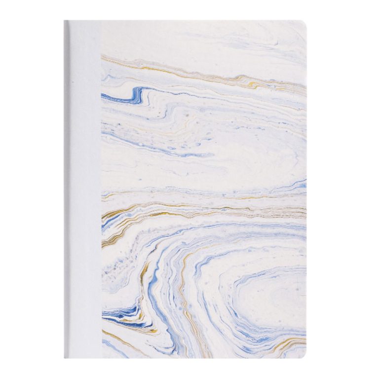Caiet Birou A5 96 File 80g Dictando Coperta Imitatie Piele Natural Fluids Alb Nusign Deli