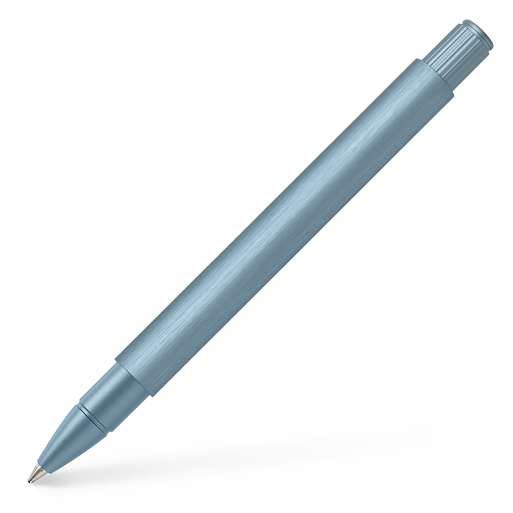 Roller Neo Slim Aluminium Bleu Serenity Faber-Castell
