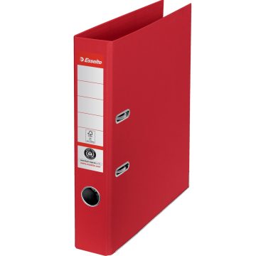 Biblioraft Carton Reciclat 5cm Rosu Vivida Nr1 Power Fsc Esselte