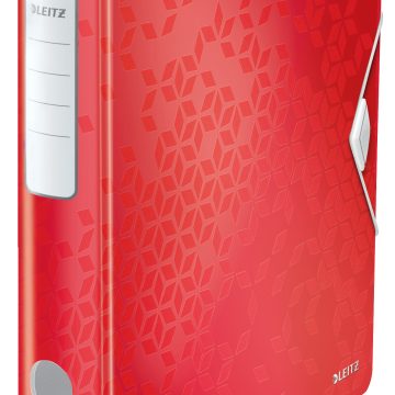 Biblioraft Plastifiat 6.5cm 180 Grade Rosu Active Wow Leitz