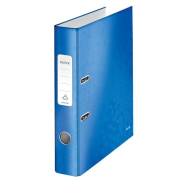 Biblioraft Plastifiat 5.2cm Albastru Metalizat Wow Leitz