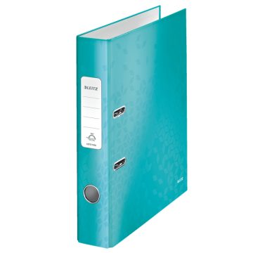 Biblioraft Plastifiat 5.2cm Turcoaz Metalizat Wow Leitz