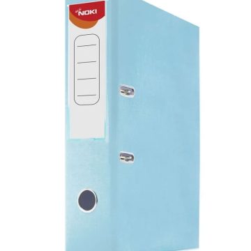 Biblioraft Plastifiat 7.5cm Albastru Deschis Noki